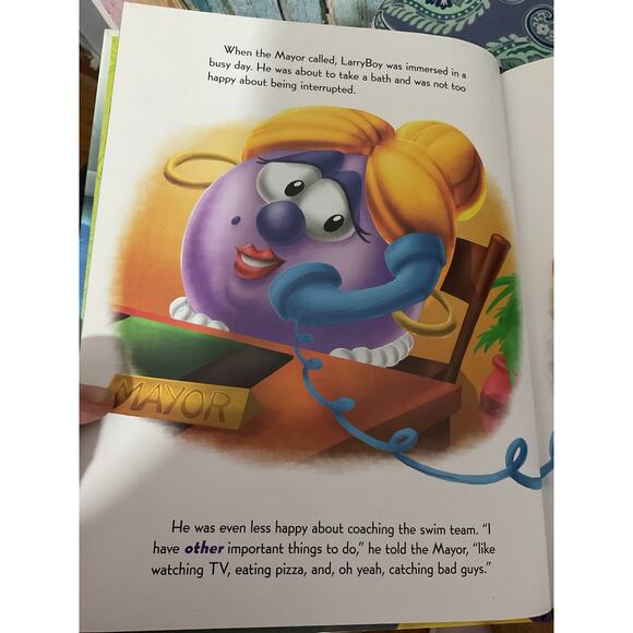 2006 Larry Boy in the Swim of Things Veggie Tales - Picture 6 of 10